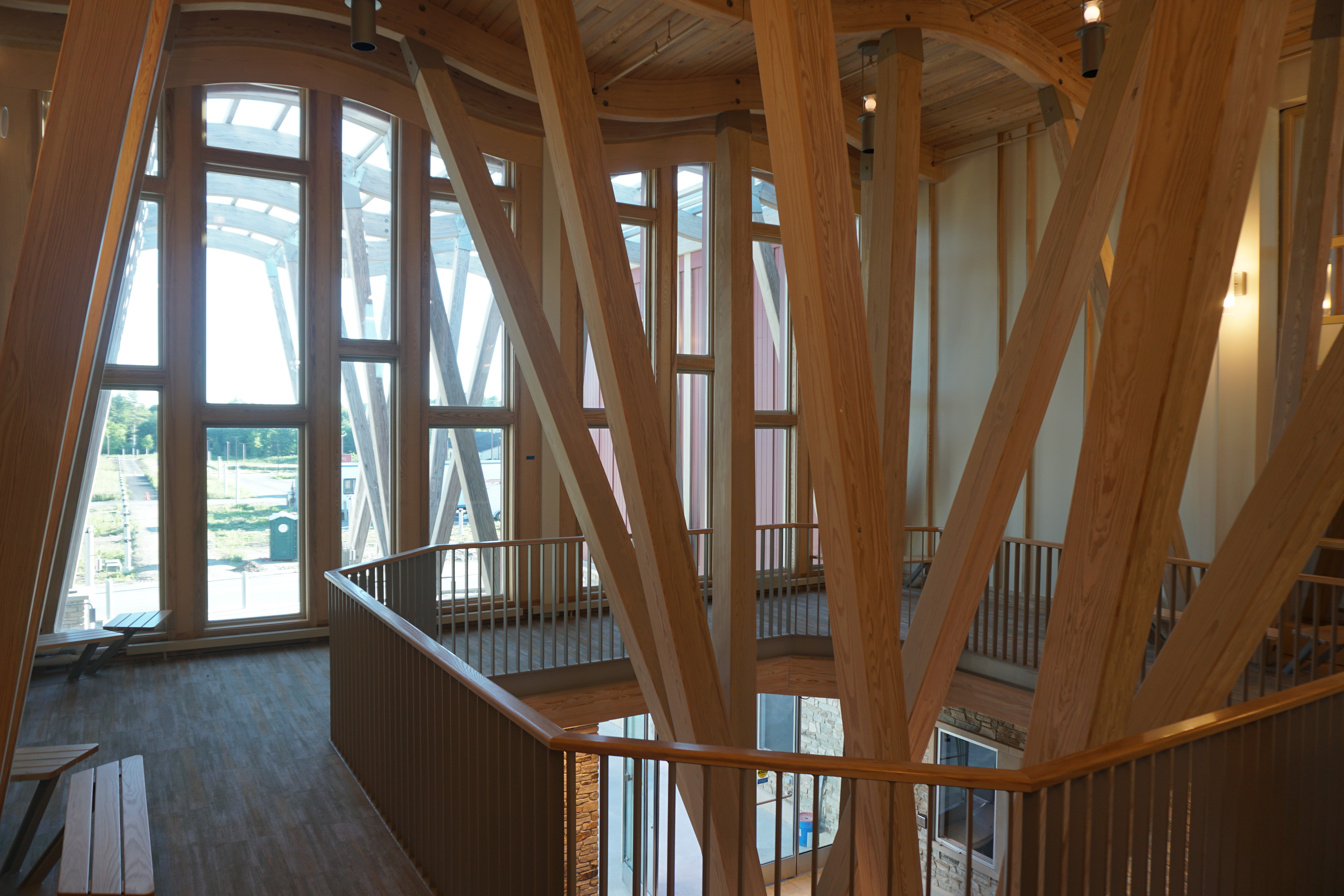 Groton Hill Music School — interior woodwork view 4